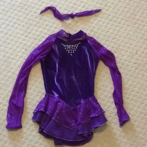 Ice Skating Outfit with hair piece